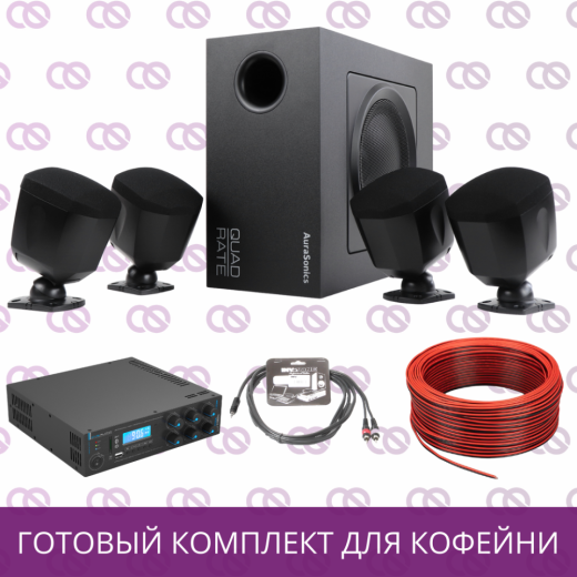 Акустическая система фоновой музыки для кофейни