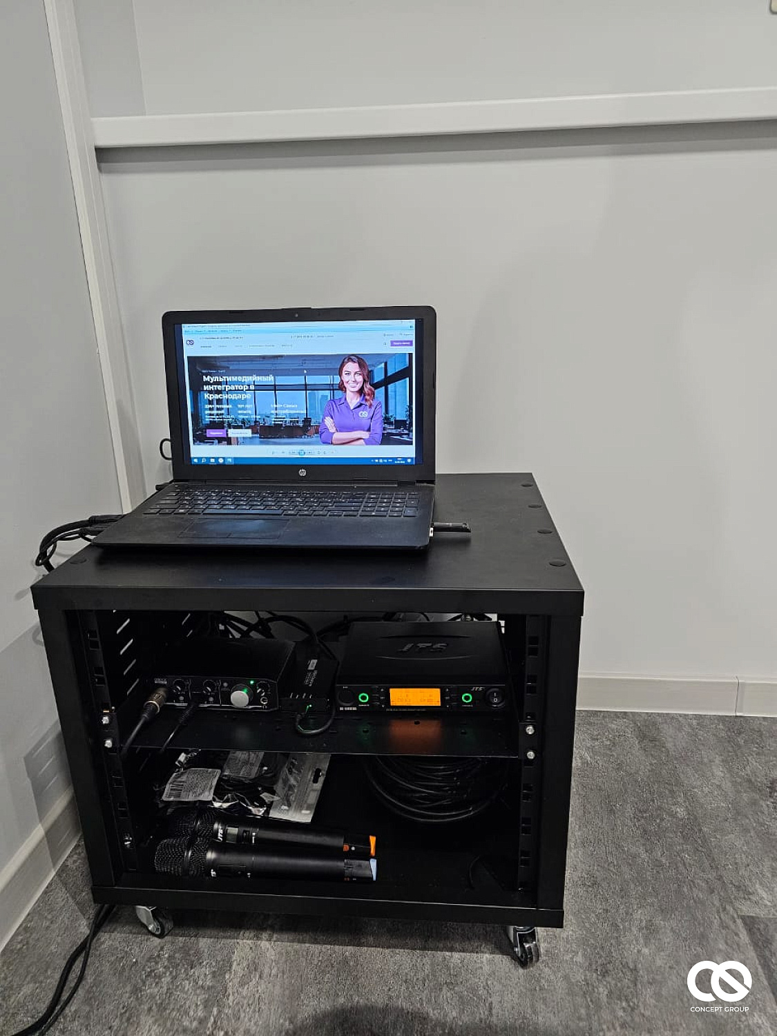 Установка современного оборудования в переговорных для СПН Консалтинг