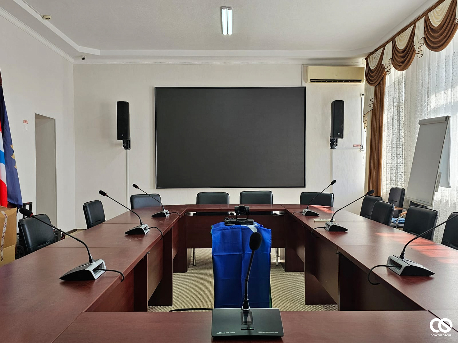 Установка современного оборудования в переговорной для ФГБПОУ Майкопское СУВУ