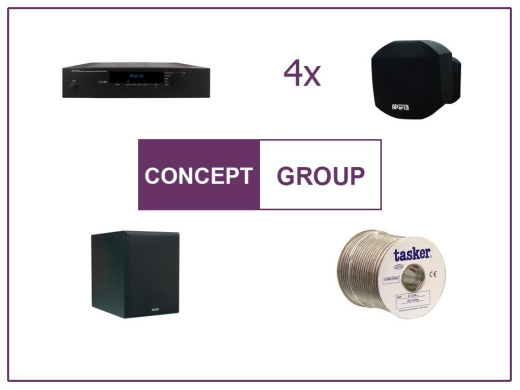 Озвучивание помещения 50-100 м2 Hi-Fi