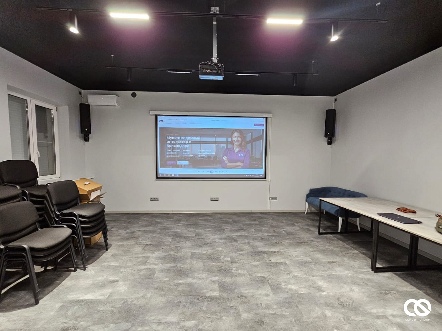 Установка современного оборудования в переговорных для СПН Консалтинг